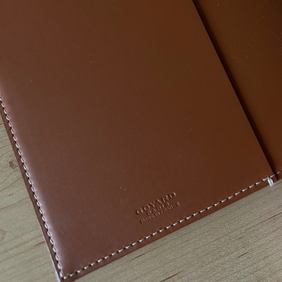 Goyard Chevron Agenda Cover in Black, brown and White - Picture 2 of 2